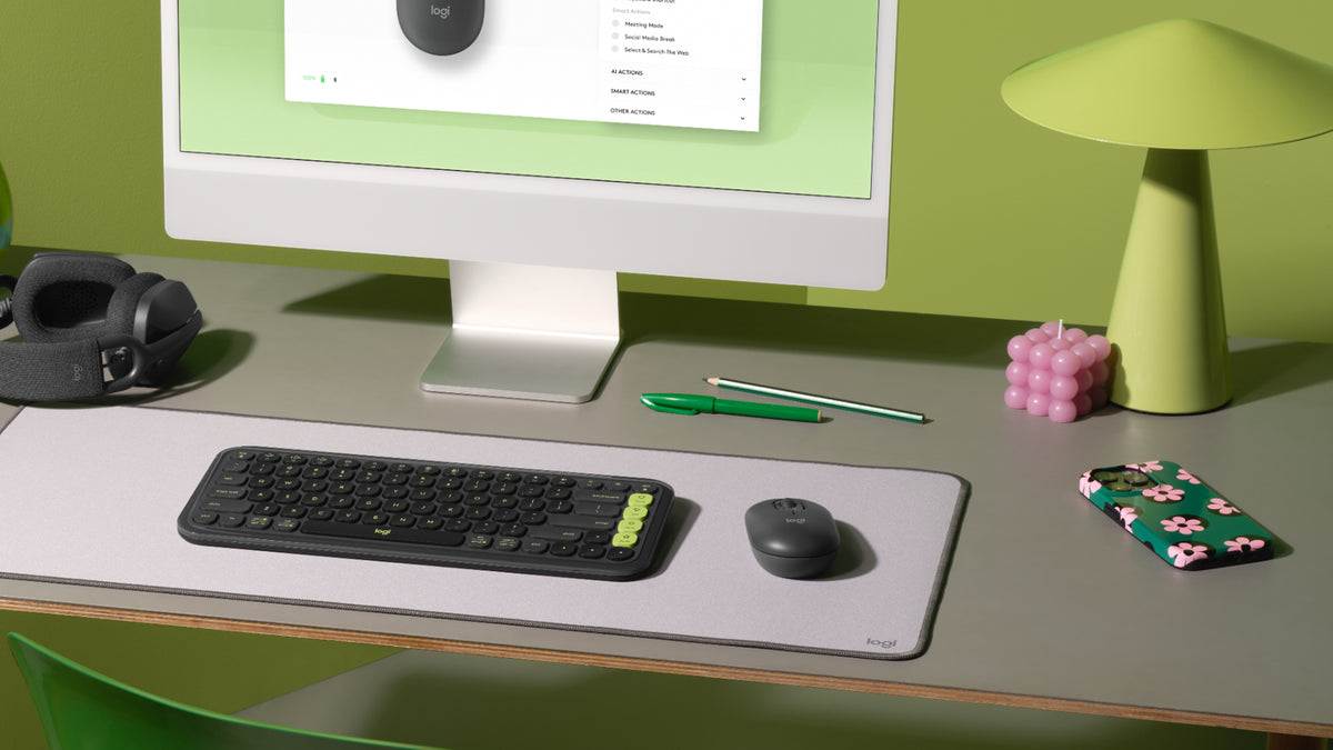 Logitech POP Mouse WITH EMOJI Graphite - EMEA28I-935