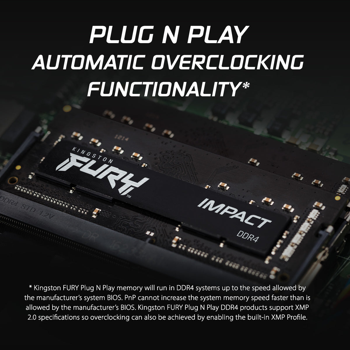 Kingston 16GB DDR4-3200MHZ CL20 SODIMM/FURY IMPACT