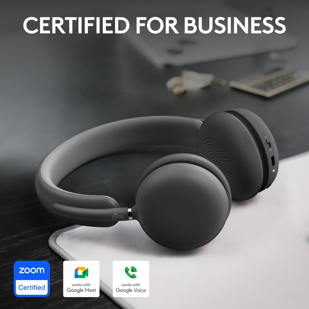 Logitech HEADSET ZONE WIRELESS 2 UC/GRAPHITE UC - 2.4GHZ/BT EMEA-914