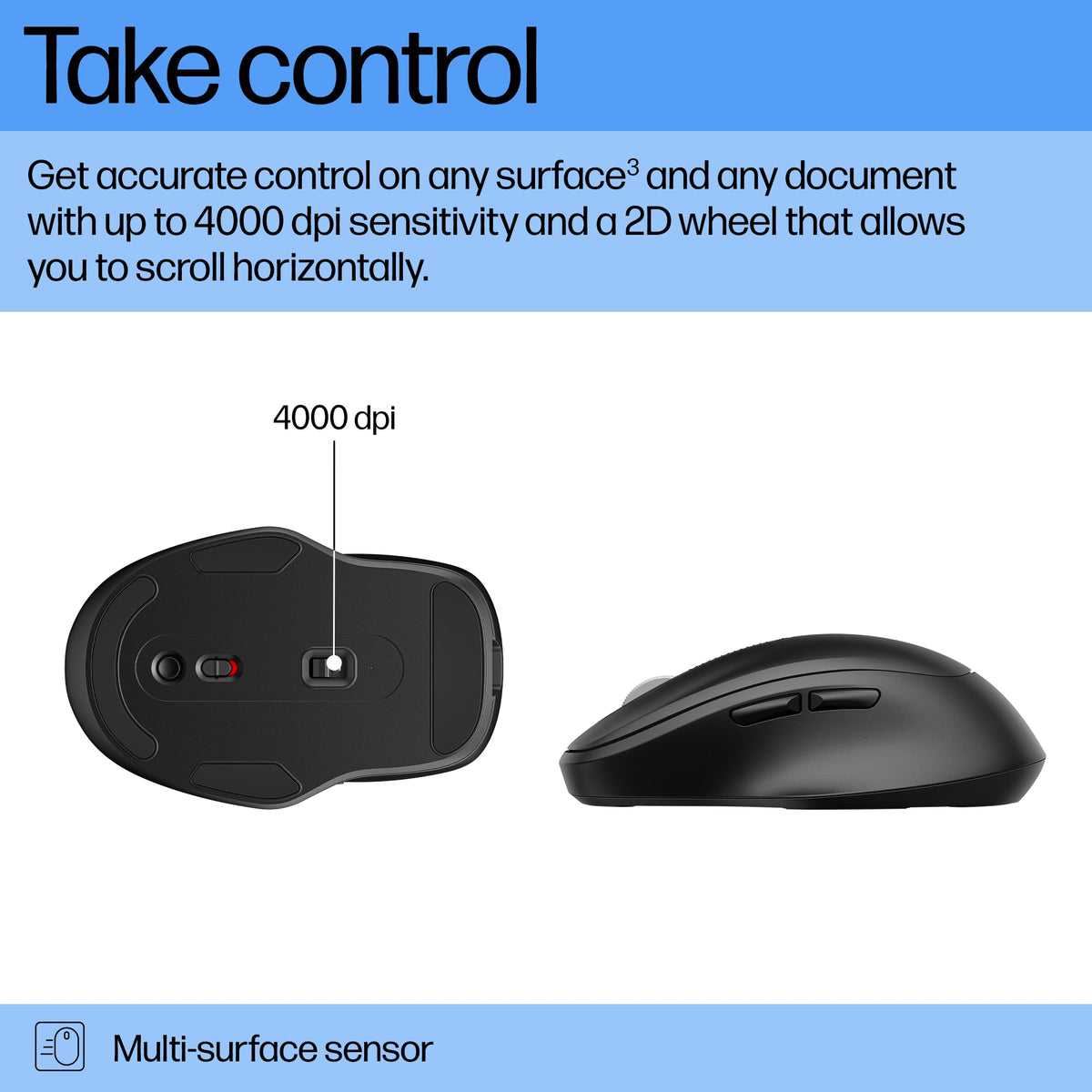 HP Inc. HP 515 Ultra-Fast Rechargeable Wireless Mouse