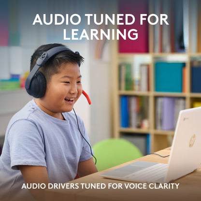 Logitech ZONE LEARN - CLASSIC BLUE/WW-9006 ON EAR USB-C