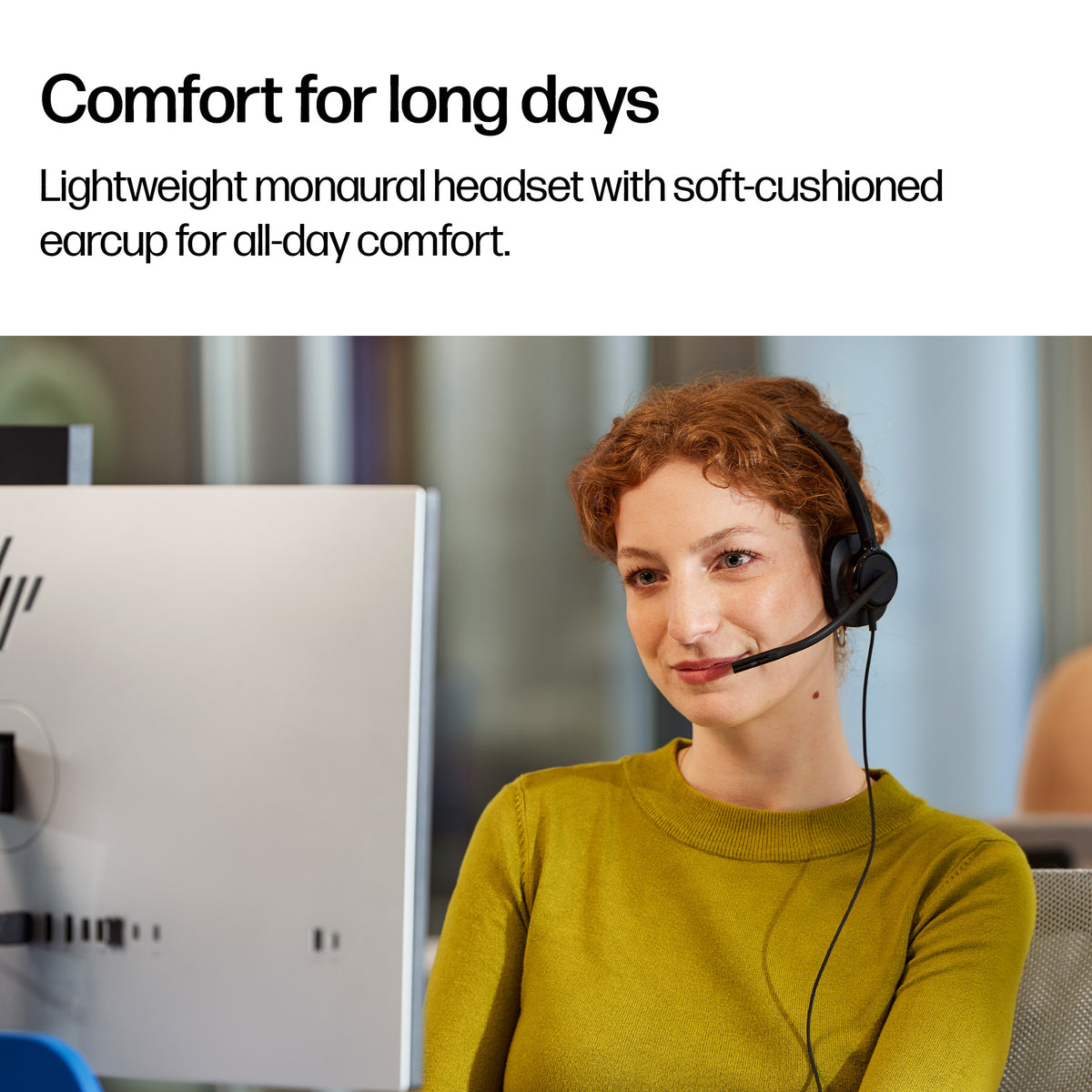HP Inc. HP POLY MISSION 425 STEREO USB/WIRED HEADSET CLASSIC