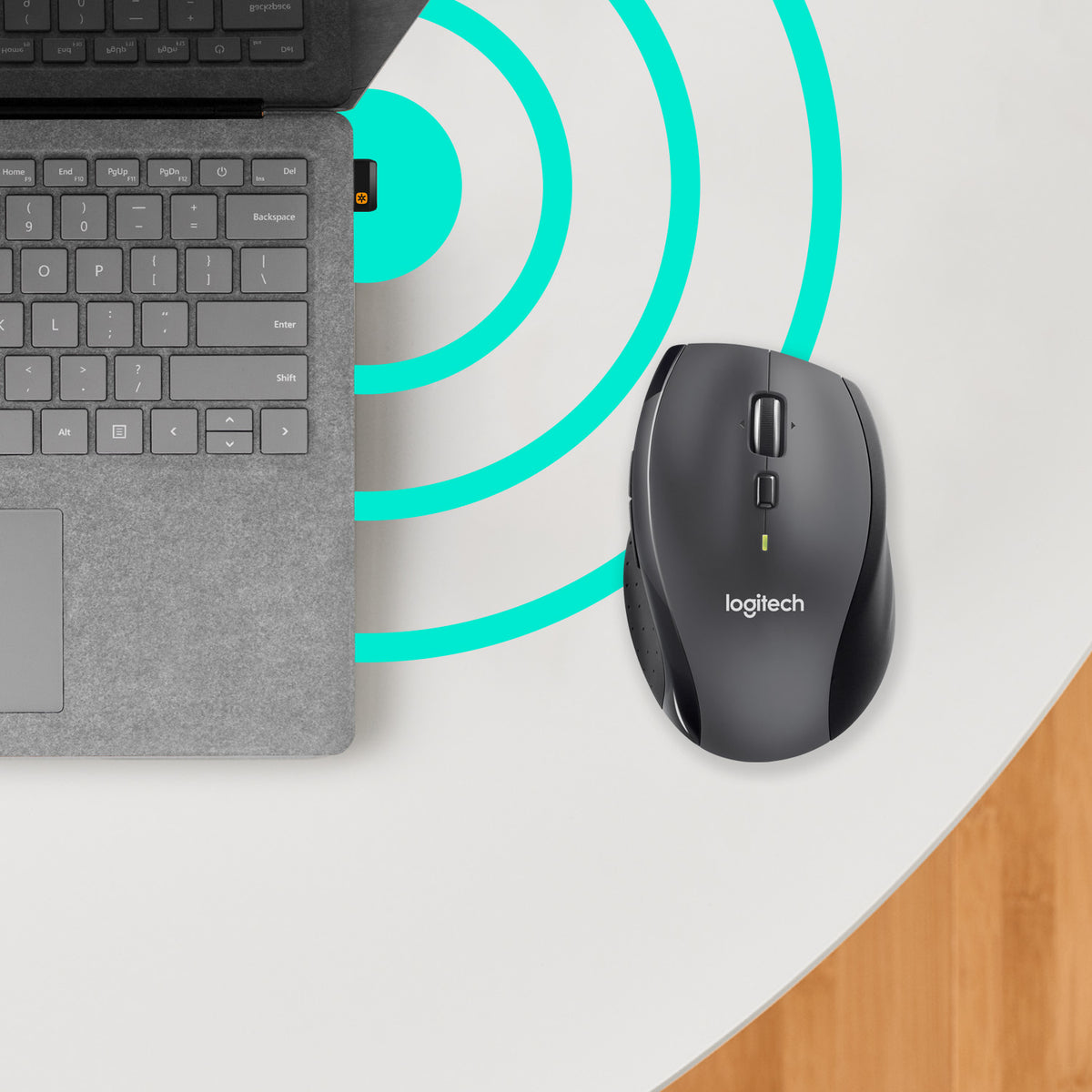 Logitech MARATHON M705 Wireless Mouse/CHARCOAL EMEA
