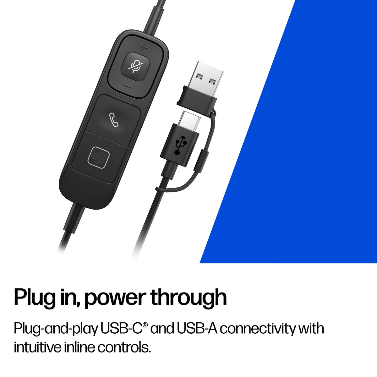 HP Inc. HP POLY MISSION 815 MONAURAL/USB WIRED HEADSET WW