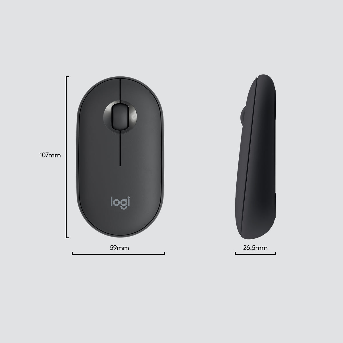 Logitech MK470 SLIM WRLS KEYB + MOUSE/COMBO GRAPHITE - US INTL