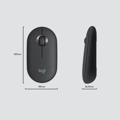 Logitech MK470 SLIM WRLS KEYB + MOUSE/COMBO GRAPHITE - US INTL