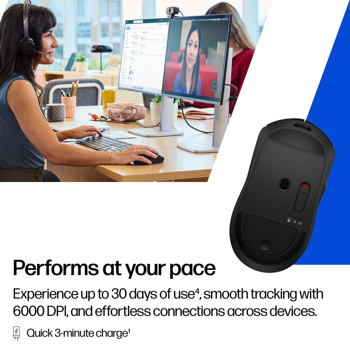 HP Inc. HP 705 Rechargeable Wireless Mouse