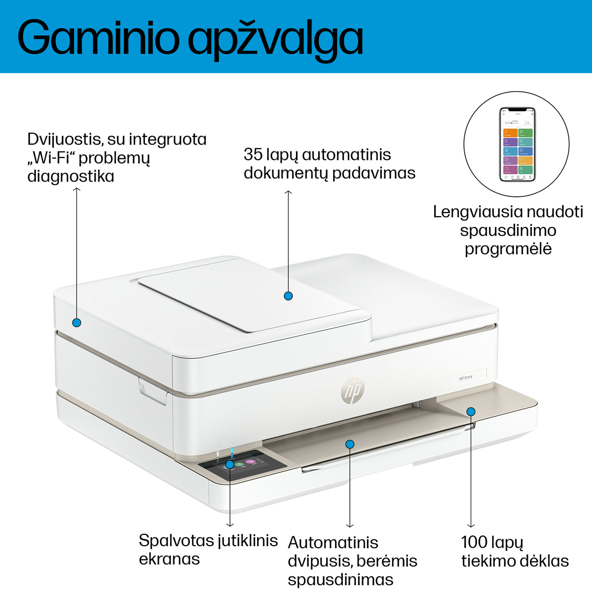 HP Inc. HP Envy 6520e All-in-One Printer