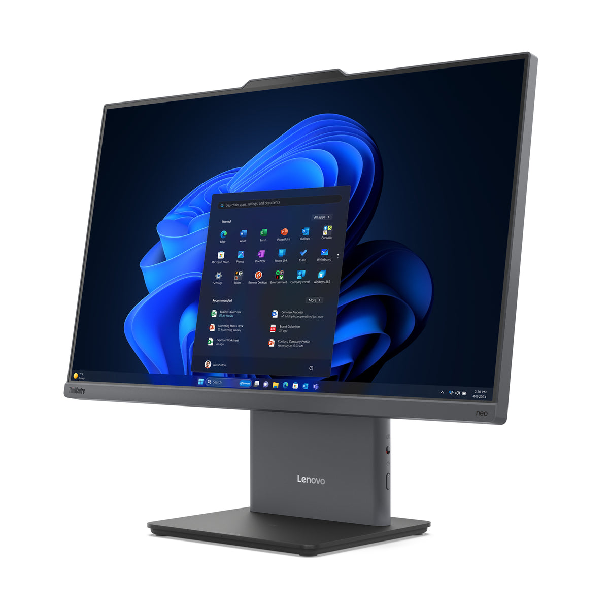 Lenovo ThinkCentre neo 50a 24 G5 AIO 24" FHD MT i7-13620H 16GB 1TB WiFi BT Wrls KBD W11P 3Y Onsite