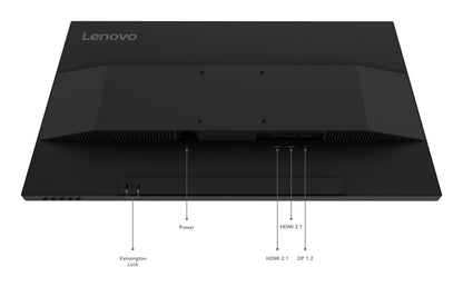 Lenovo Monitor Lenovo ThinkVision E27Q-40 - LED monitor - 27" - 2560 x 1440 QHD @ 100 Hz - IPS - 350 cd/m² - 1500:1 - 4 ms - 2xHDMI, DisplayPort - speakers - raven black