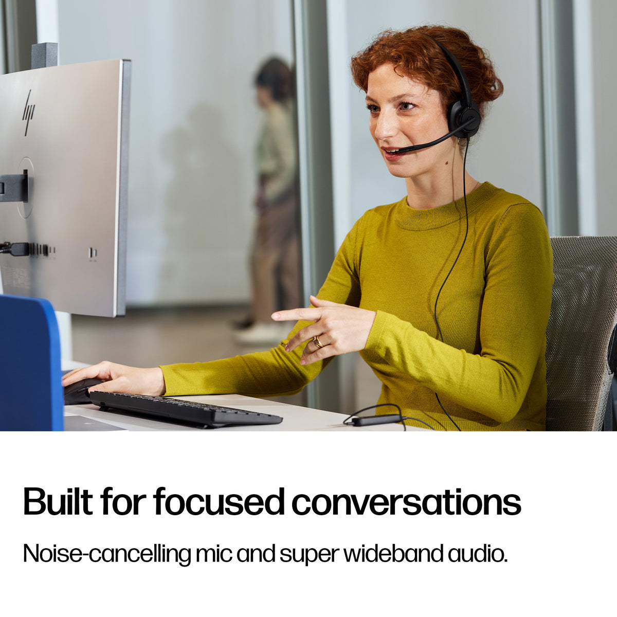 HP Inc. HP POLY MISSION 415 MONAURAL/USB WIRED Headset