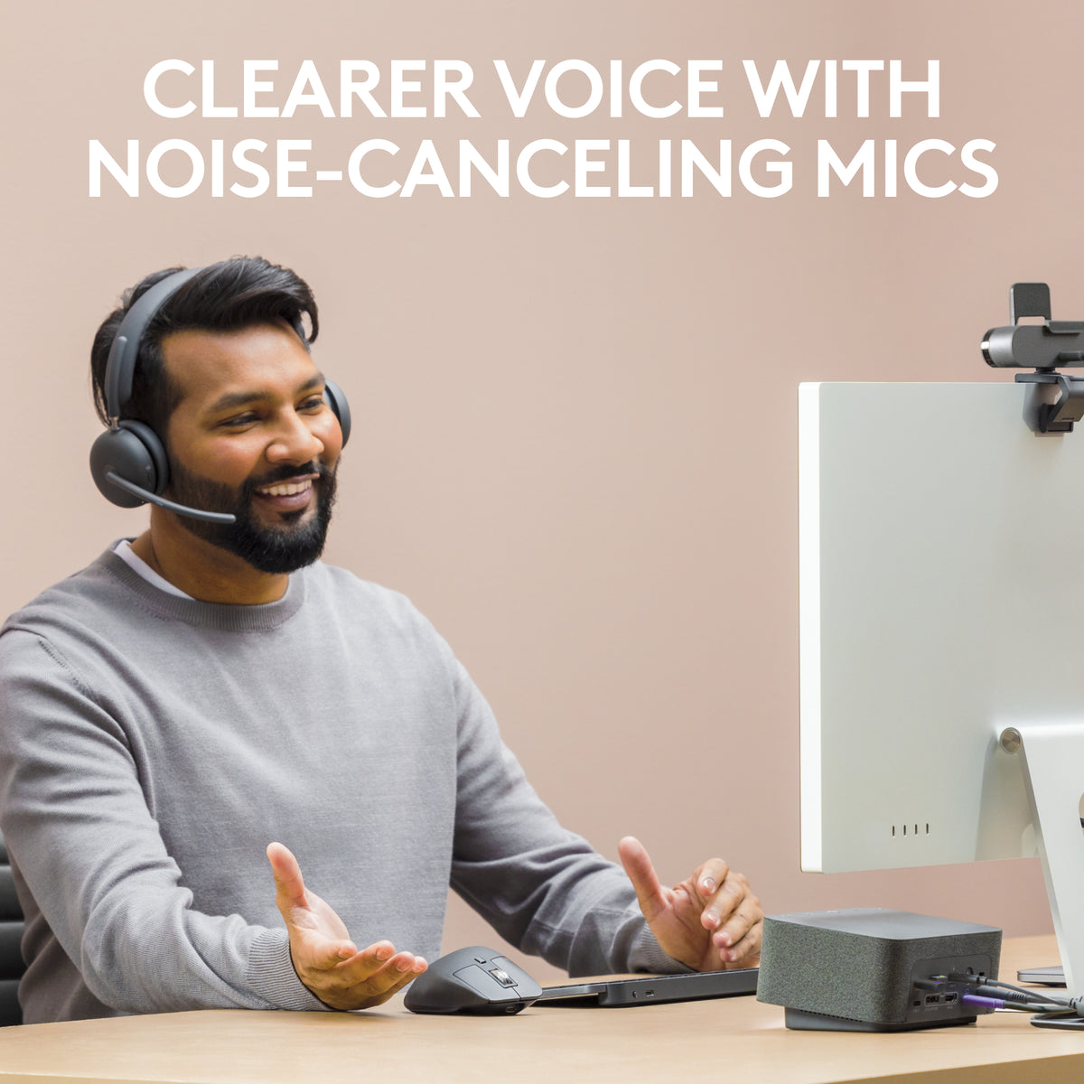 Logitech HEADSET ZONE WIRELESS 2 UC/GRAPHITE UC - 2.4GHZ/BT EMEA-914
