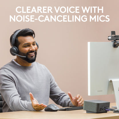 Logitech HEADSET ZONE WIRELESS 2 UC/GRAPHITE UC - 2.4GHZ/BT EMEA-914