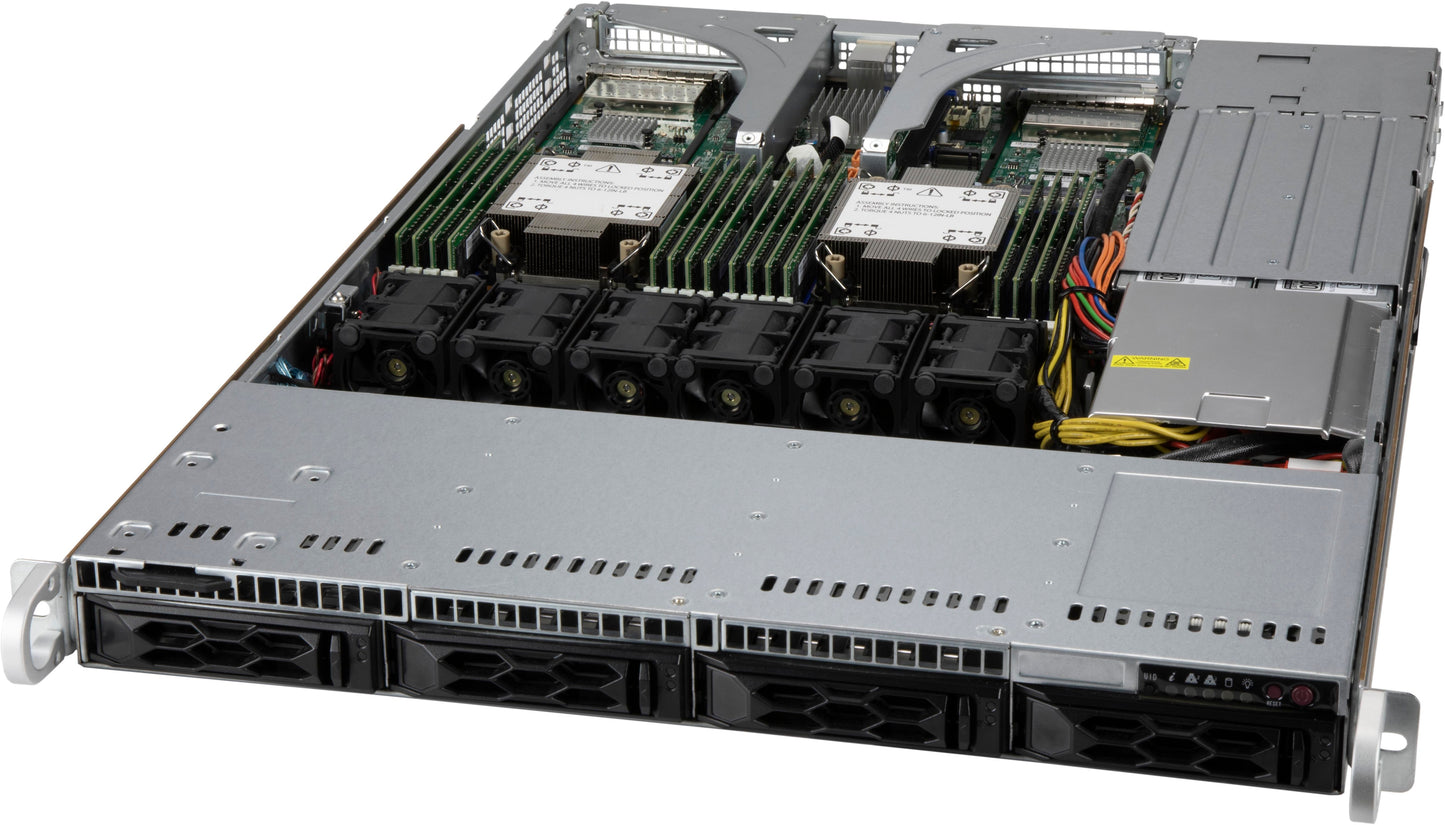 Supermicro CSE-LA15TQC-R860AW 1U SCLA15 TQC CloudDC Chassis w/ Redundant 860W,RoHS